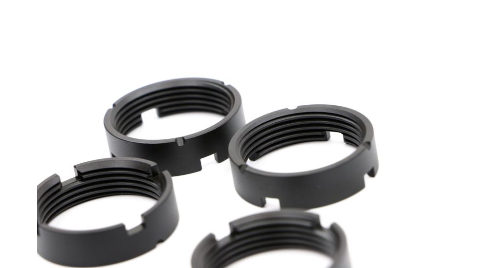 Dark Hour Defense Castle Nut, 4140 Steel, Black DHCN