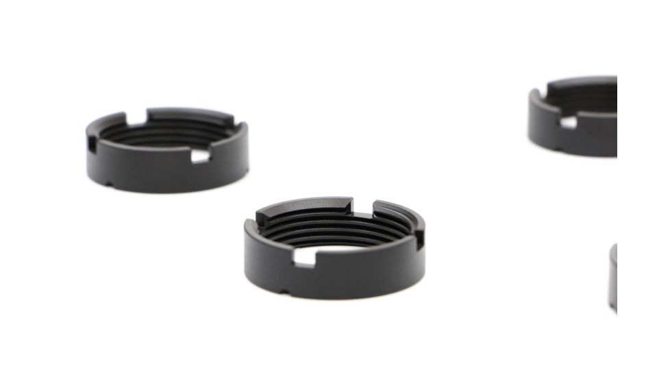 Dark Hour Defense Castle Nut, 4140 Steel, Black DHCN