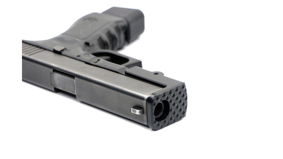 Dark Hour Defense Stand Off Device for Glock 19/19X/23/32/38/45, Compact Size, Black DHGSOD-19