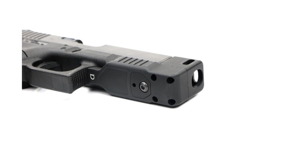 Dark Hour Defense Stand Off Device for Glock 19/19X/45 9mm, Compact Size w/ Compensator, Black DHGSOD-19C