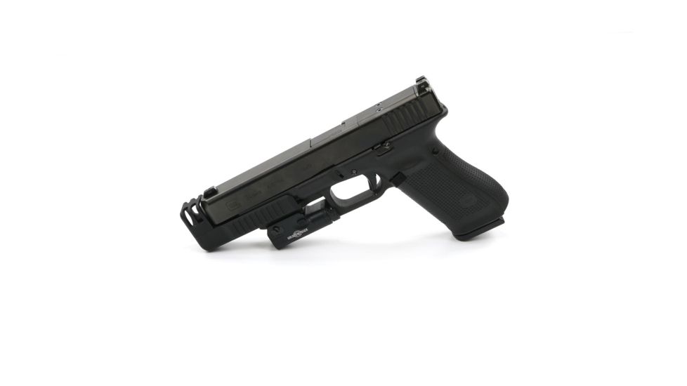 Dark Hour Defense Stand Off Device for Glock 34/35, Standard Size w/ Compensator &amp; Rail, Black DHGSOD-34CR