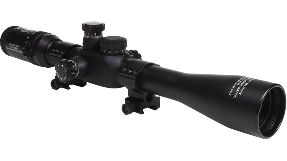 Dark Ops Counter Sniper Optics Tactical Scope, Aluminum, 5-25x42mm 114425