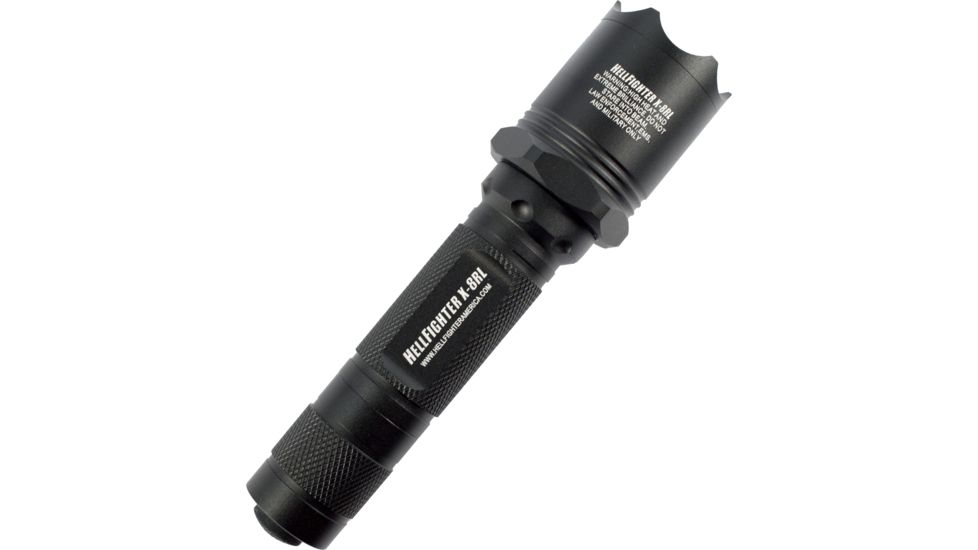 Dark Ops x8 Tactical LED Rechargeable 115 Lumens Flashlight, Black DOH249