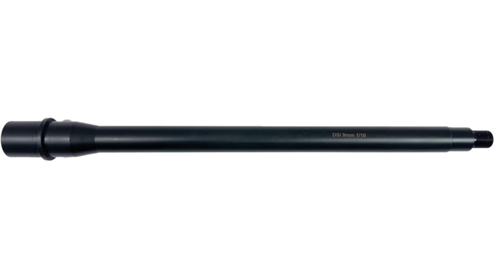 Dark Storm Industries DSI 9mm Threaded Barrel, 12.5in SOCOM, 1-10 Twist, 1/2x36 TPI, Nitride, Black, DSI-BRL-9MMSC-12N10T-NT