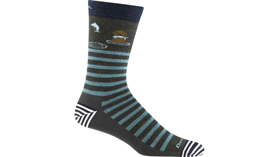 Darn Tough Animal Haus Crew Lightweight Shoes - Mens, Forest, Large, 6066-FOREST-L-DARN