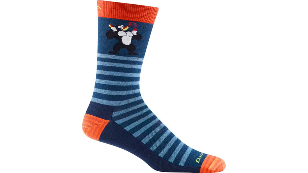 Darn Tough Animal Haus Crew Lightweight Socks - Mens, Deep Water, Large, 6066-DEEP-WATER-L-DARN