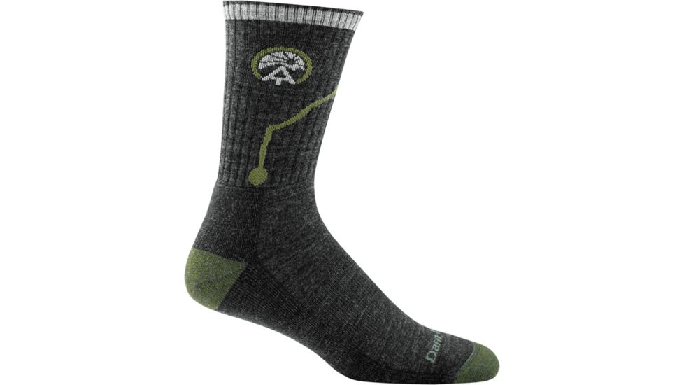 Darn Tough ATC Micro Crew Cushion Sock - Mens, Charcoal, Small, 1956-CHARCOAL-S-DARN