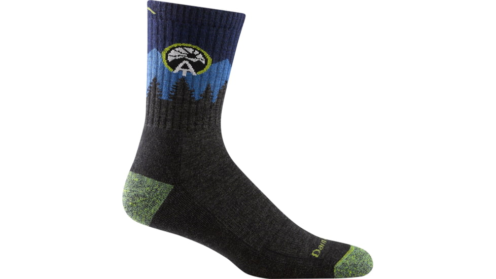 Darn Tough ATC Micro Crew Midweight Sock with Cushion - Mens, Eclipse, Medium, 1956-ECLIPSE-M-DARN