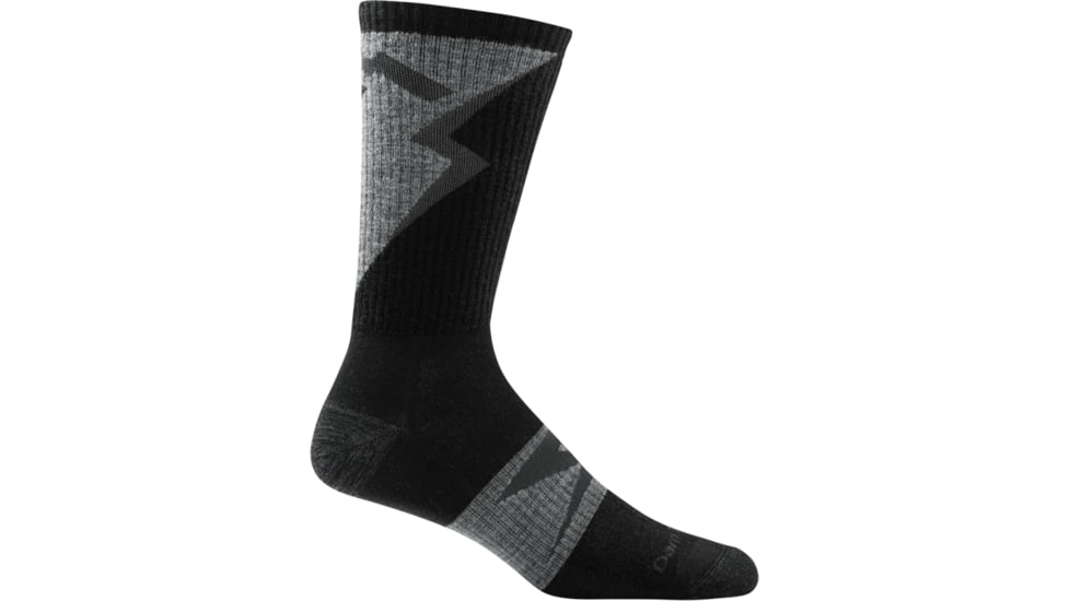 Darn Tough BA Barney Bike Crew Ultra-Light Sock - Mens, Gray, Medium, 1792-GRAY-M-DARN