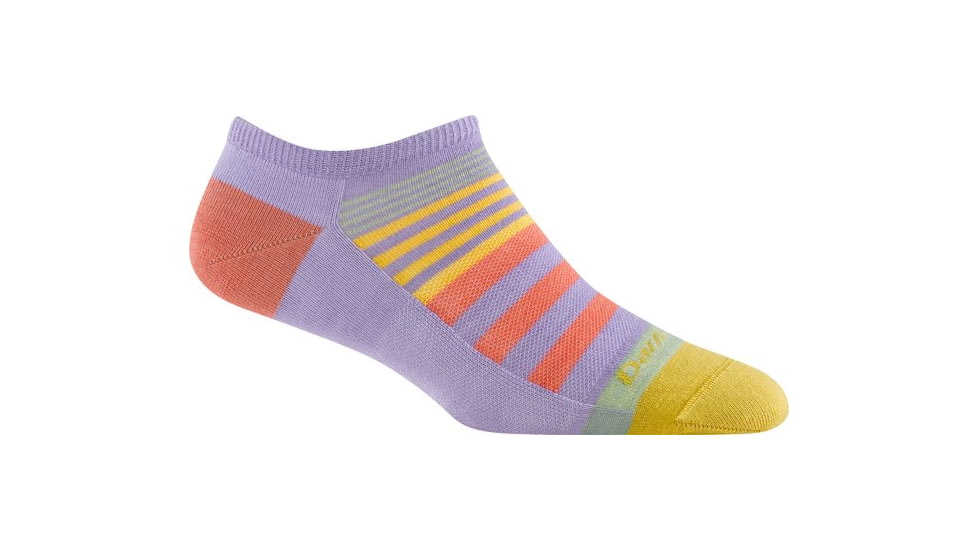 Darn Tough Beachcomber No Show Lightweight Socks - Womens, Lavender, Large, 6073-LAVENDER-L-DARN