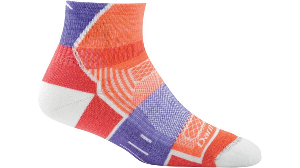 Darn Tough BPM 1/4 Light Cushion Sock - Womens, Coral, Medium, 1798-CORAL-M-DARN
