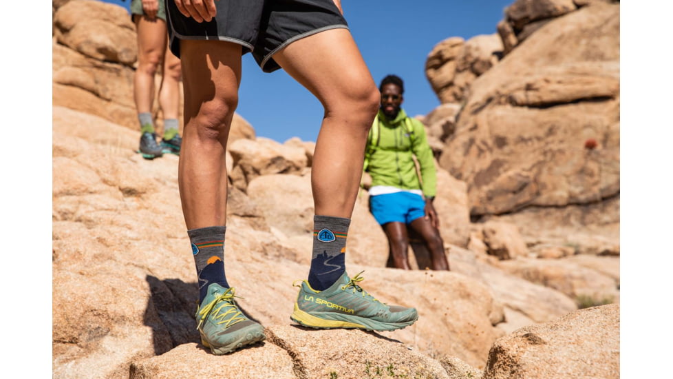 Darn Tough CDT Micro Crew Lightweight Hiking Sock - Mens, Eclipse, Small, 1998-ECLIPSE-S-DARN