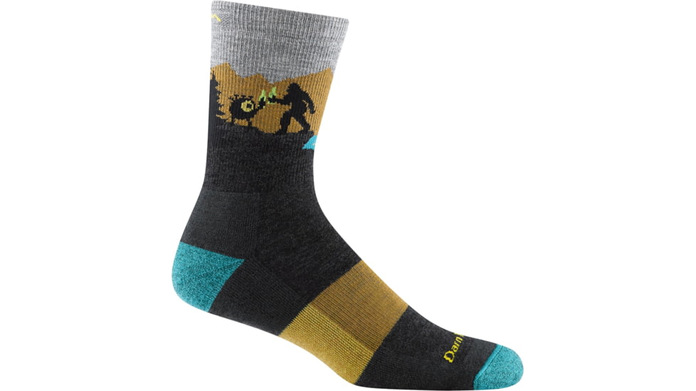 Darn Tough Close Encounters Micro Crew Midweight w/ Cushion Hiking Socks - Mens, Charcoal, Extra Large, 5014-CHARCOAL-XL-DARN