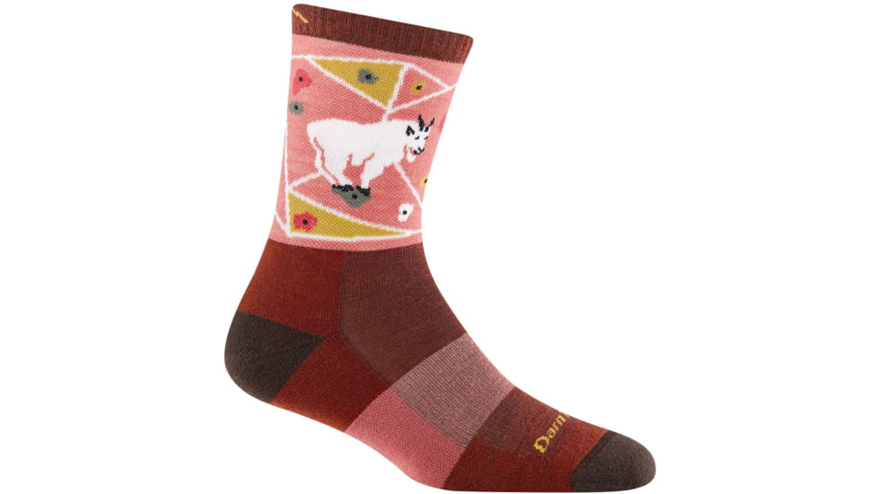 Darn Tough Critter Club Micro Crew Lightweight Socks With Cushion - Womens, Canyon, Small, 5001-CANYON-S-DARN