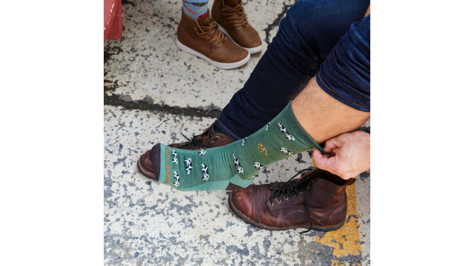 Darn Tough Dairy Air Crew Lightweight With Cushion - Mens, Pasture, Extra Large, 6116-PASTURE-XL-DARN