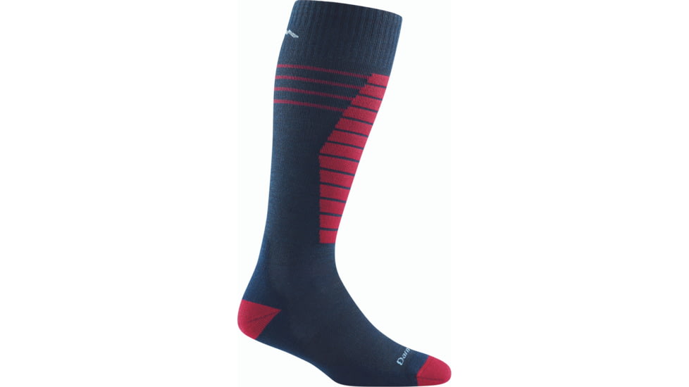 Darn Tough Edge Jr. OTC Midweight w/ Cushion/ Padded Shin Socks - Kids, Eclipse, Medium, 3805-ECLIPSE-M-DARN