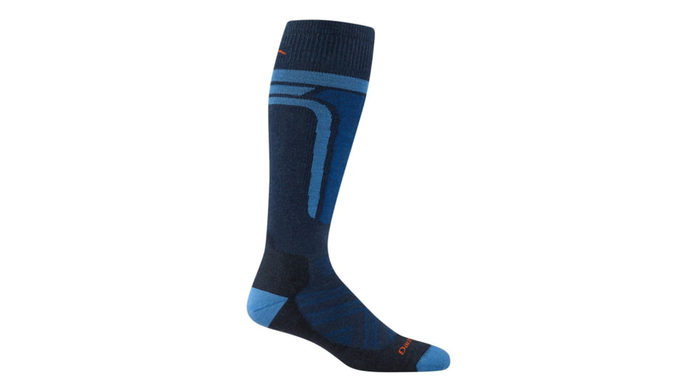 Darn Tough Edge OTC Midweight with Cushion w/ Padded Shin Socks - Mens, Eclipse, Medium, 8053-ECLIPSE-M-DARN