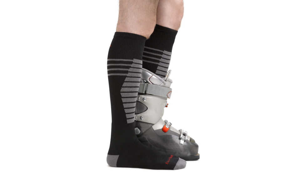 Darn Tough Edge Thermolite OTC Midweight Ski Sock - Mens, Gray, Extra Large, 8020-GRAY-XL-DARN