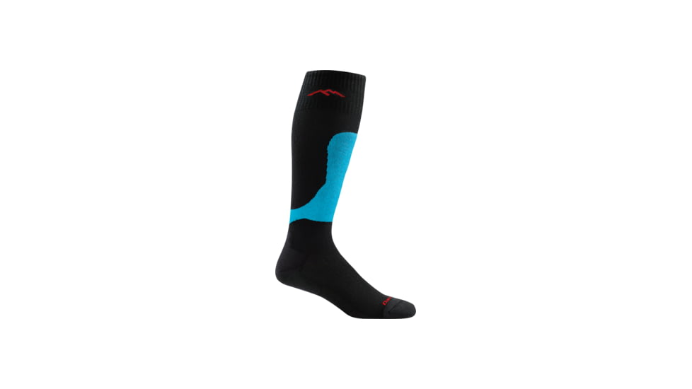 Darn Tough Fall Line Over-the-Calf Padded Light Cushion Sock - Mens, Black, Large, 1887-BLACK-L-DARN