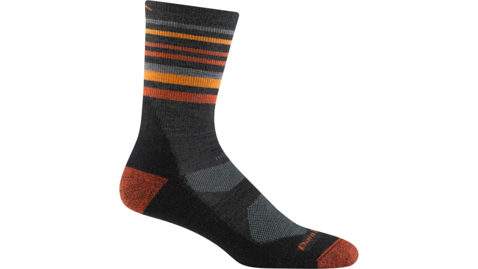 Darn Tough Fastpack Micro Crew Lightweight with Cushion Socks - Mens, Charcoal, Large, 5012_CHARCOAL_L_DARN