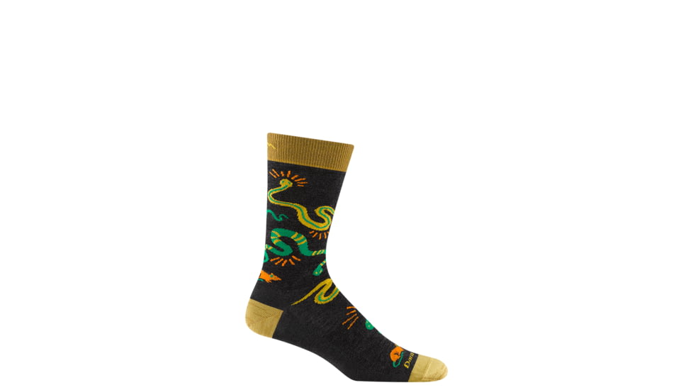 Darn Tough Field Guide Crew Lightweight Socks - Mens, Charcoal, X-Large, 6119-CHARCOAL-XL-DARN