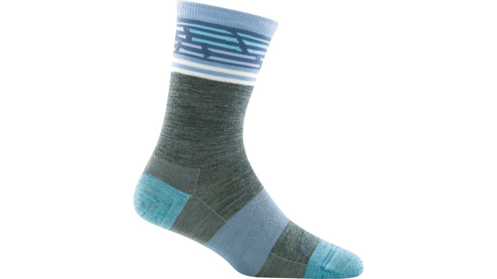 Darn Tough Fraggle Crew Light Sock - Womens, Seafoam, Small, 6006-SEAFOAM-S-DARN