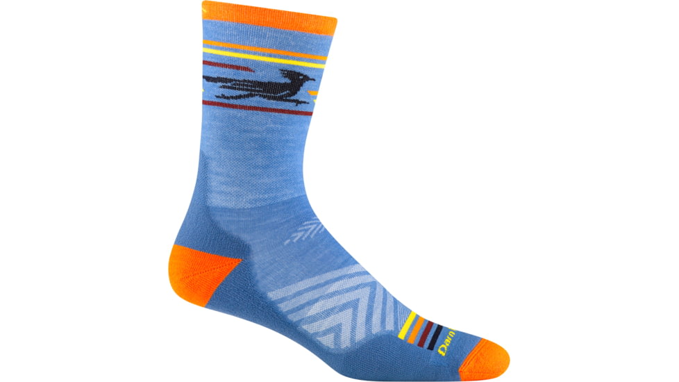 Darn Tough Frontrunner Micro Crew Ultra-Lightweight with Cushion Shoes - Mens, Surf, Large, 1062-SURF-L-DARN
