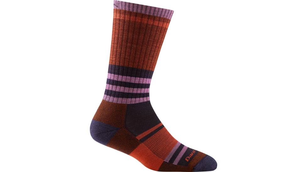 Darn Tough Her Spur Boot Lightweight Sock with Cushion - Womens, Chestnut, Large, 1969-CHESTNUT-L-DARN