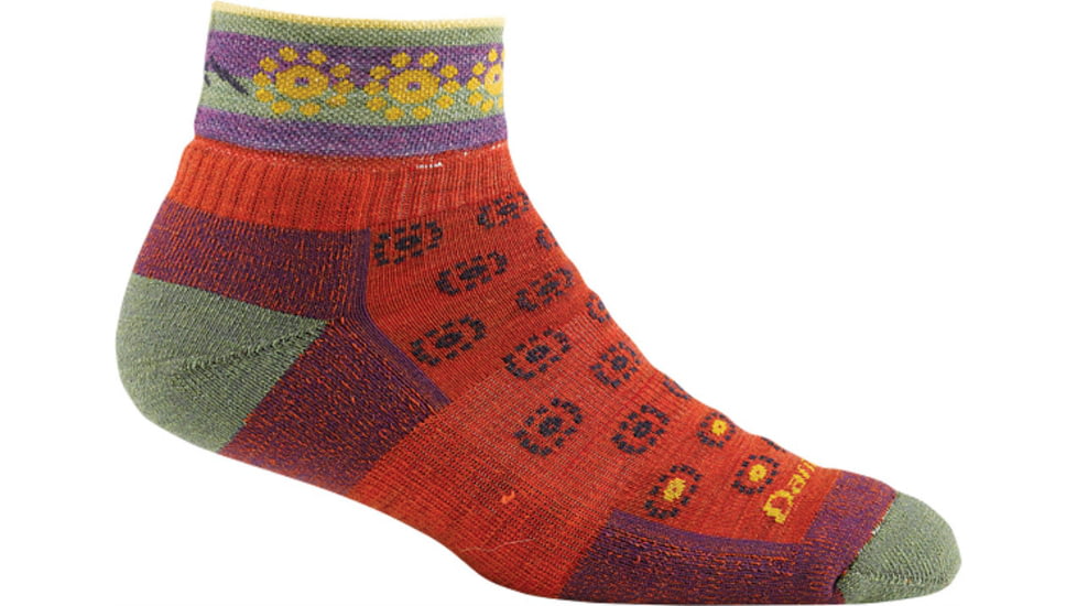 Darn Tough Hike/Trek Annie 1/4 Sock Cushion - Women's-Annie Tomato-Large