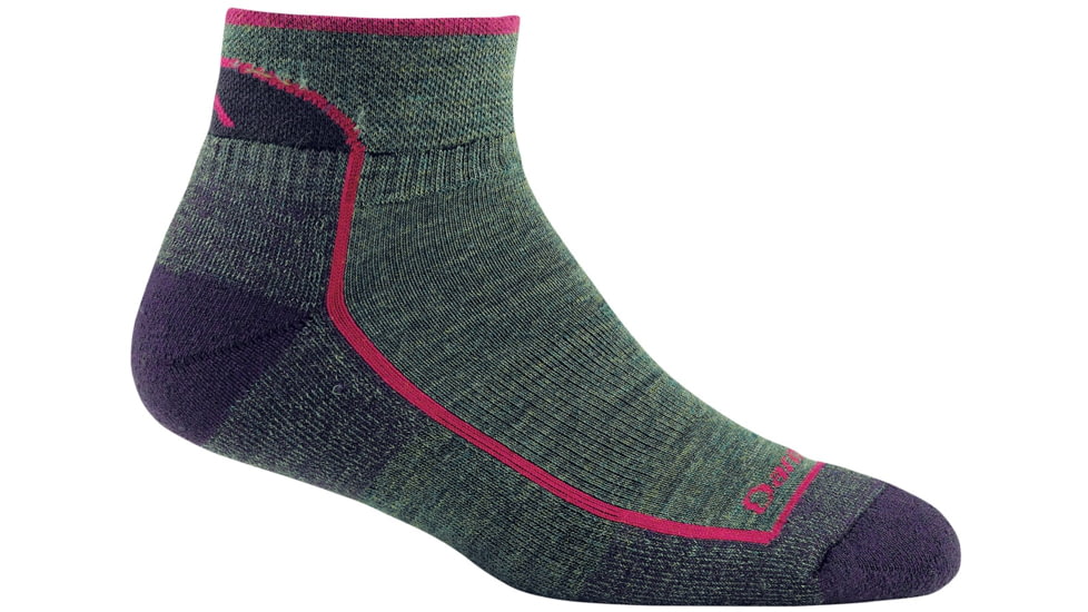 Hike/Trek Annie 1/4 Sock Cushion - Womens-Moss Heather-Medium