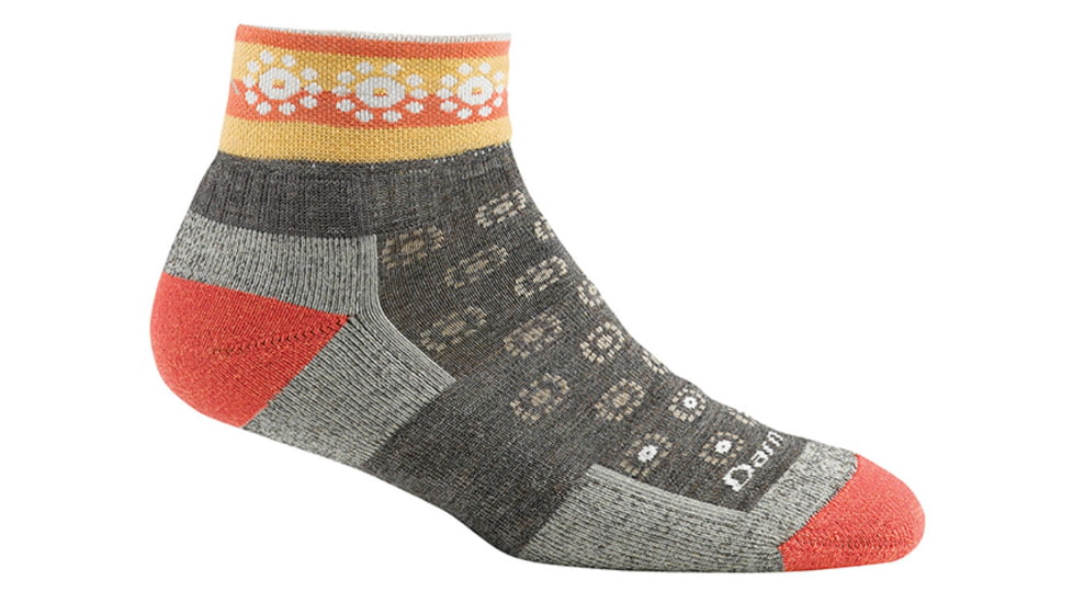 Darn Tough Hike/Trek Annie 1/4 Sock Cushion - Women's-Taupe-Small