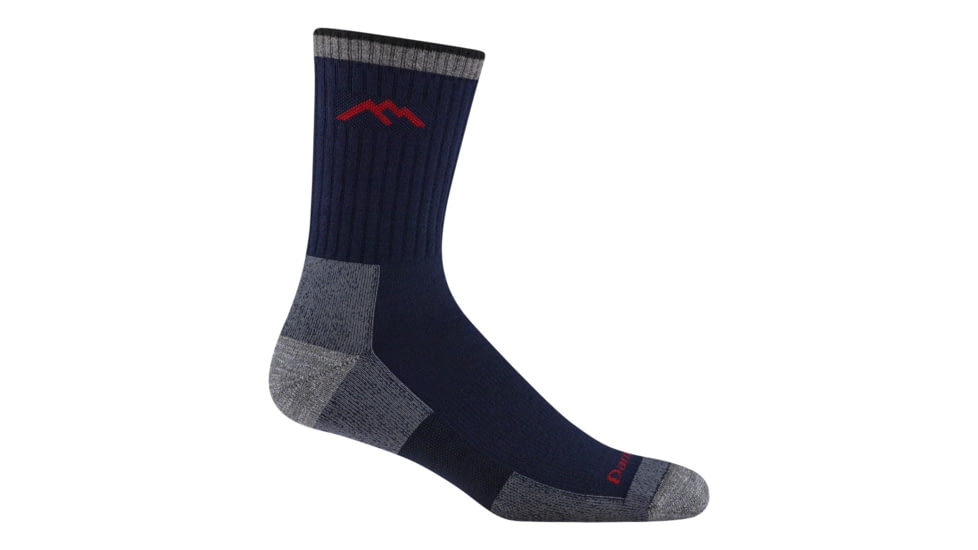 Darn Tough Hiker Coolmax Micro Crew Midweight with Cushion Socks - Mens, Navy, X-Large, 1931-NAVY-XL-DARN
