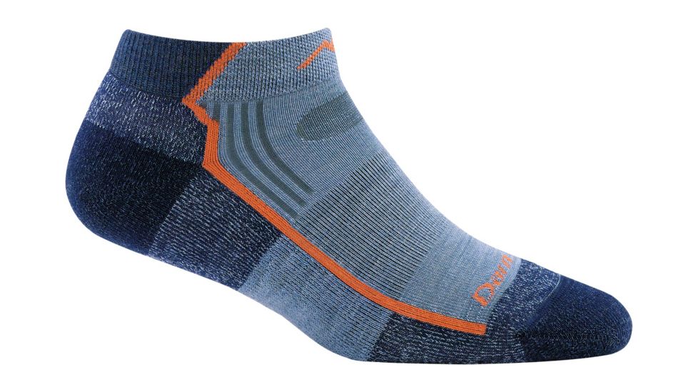 Darn Tough Hiker No Show Light Cushion Sock - Womens, Denim, Small, 1961-DENIM-S-DARN