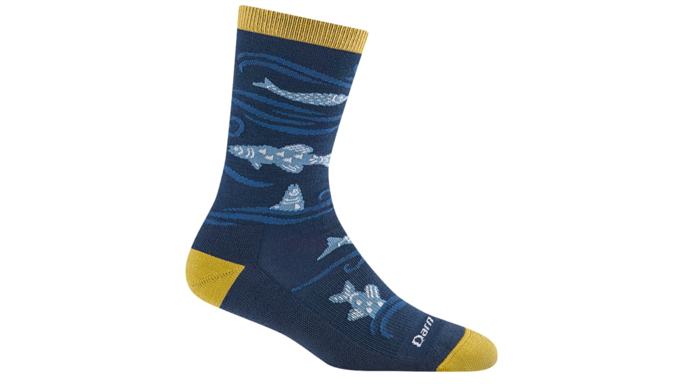 Darn Tough Homer Crew Lightweight Socks w/Cushion - Womens, Deep Water, Medium, 6122-DEEP-WATER-M-DARN