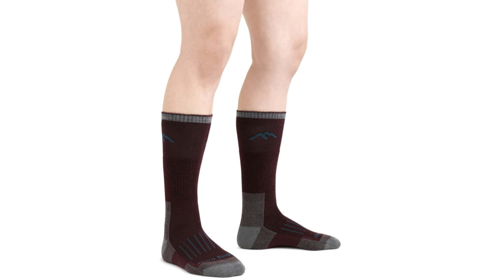 Darn Tough Hunter Boot Midweight Hunting Sock - Womens, Burgundy, Medium, 2103-BURGUNDY-M-DARN