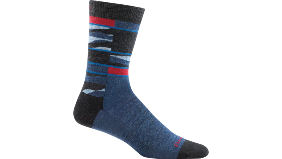 Darn Tough Icefields Crew Light Sock - Mens, Denim, Large, 6019-DENIM-L-DARN