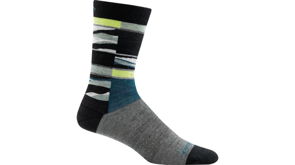 Darn Tough Icefields Crew Light Sock - Mens, Gray, Medium, 6019-GRAY-M-DARN