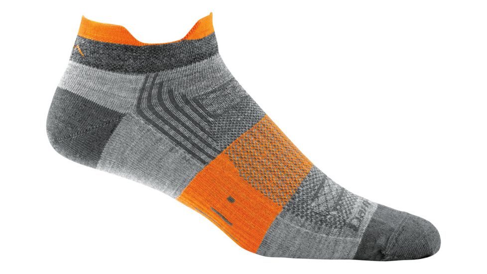Darn Tough Juice No Show Tab Light Sock - Mens, Gray, Medium, 1001-GRAY-M-DARN