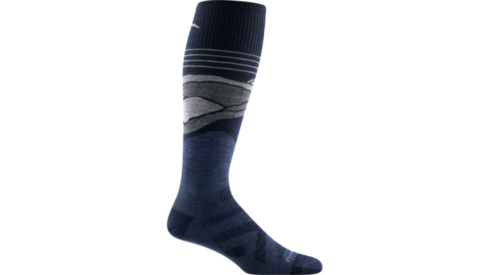 Darn Tough Liftline OTC Lightweight Sock, Male, Denim, Large, 8003-DENIM-L-DARN