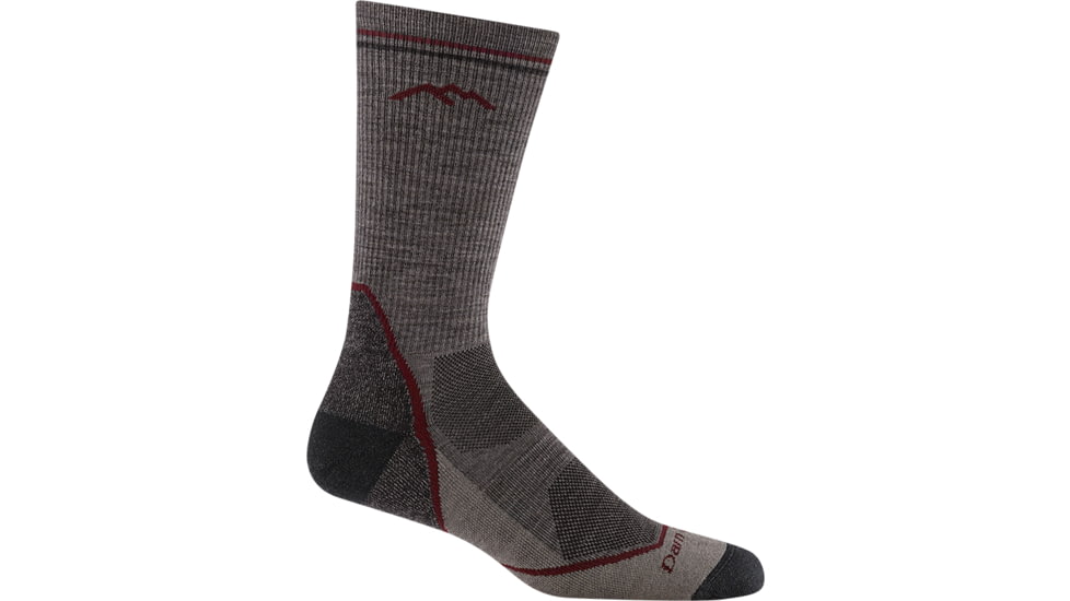 Darn Tough Light Hiker Boot Lightweight with Cushion Socks - Mens, Taupe, Large, 5028-C-E018-05
