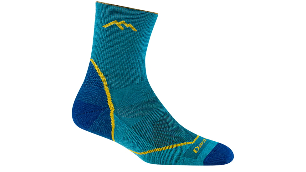 Darn Tough Light Hiker Micro Crew Lightweight Hiking Socks - Junior, Cascade, Small, 3023-CASCADE-S-DARN