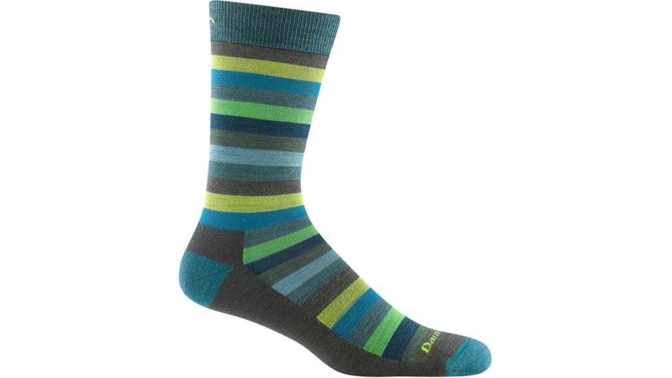 Darn Tough Merlin Crew Lightweight with Cushion Socks - Mens, Forest, Medium, 6113-FOREST-M-DARN