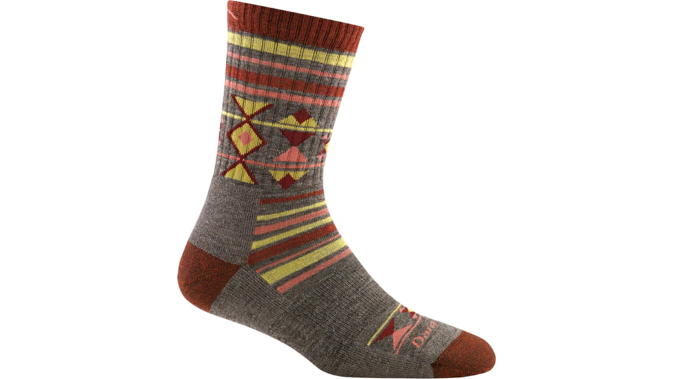 Darn Tough Nobo Micro Crew Cushion Sock - Womens, Chestnut, Small, 1962-CHESTNUT-S-DARN
