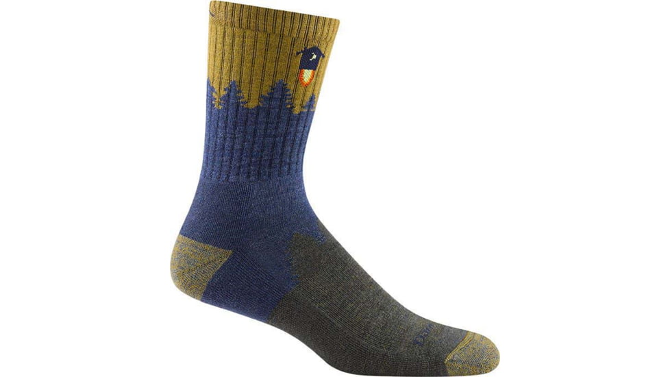 Darn Tough Number 2 Micro Crew Midweight Hiking Sock - Mens, Denim, Medium, 1974-DENIM-M-DARN