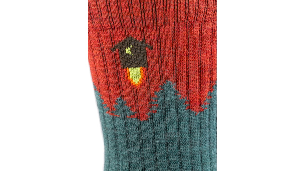 Darn Tough Number 2 Micro Crew Midweight with Cushion Boots - Mens, Teal, Large, 1974-TEAL-L-DARN