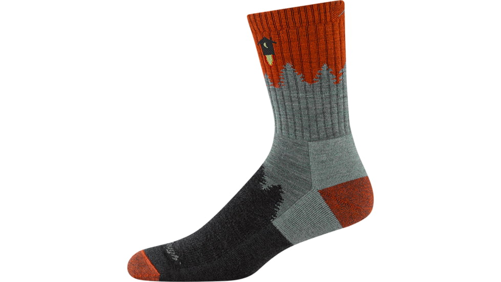 Darn Tough Number 2 Micro Crew Midweight with Cushion Socks - Mens, Seafoam, Medium, 1974-C-7032-04