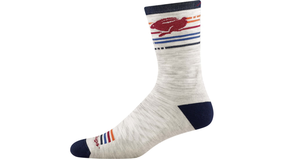 Darn Tough Pacer Micro Crew Ultra-Lightweight Running Sock - Mens, Ash, Medium, 1041-ASH-M-DARN