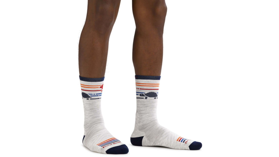 Darn Tough Pacer Micro Crew Ultra-Lightweight Running Sock - Mens, Ash, Medium, 1041-ASH-M-DARN