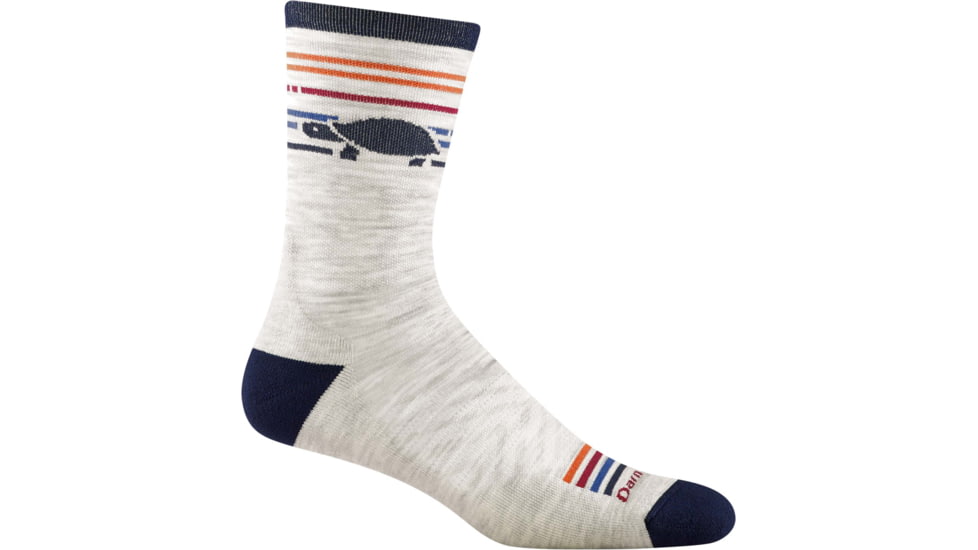 Darn Tough Pacer Micro Crew Ultra-Lightweight Running Sock - Mens, Ash, Medium, 1041-ASH-M-DARN