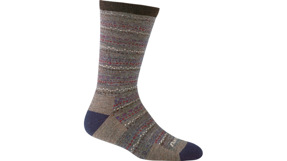 Darn Tough Pebbles Crew Light Cushion - Womens, Taupe, Small, 1614-TAUPE-S-DARN